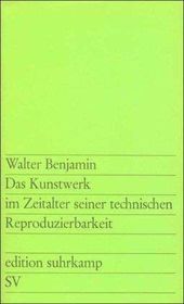 Fritz Billeter über Walter Benjamin: Das Kunstwerk im Zeitalter seiner technischen Reproduzierbarkeit