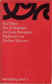 Gaudenz Pfister über Karl Marx: Der achtzehnte Brumaire des Louis Bonaparte